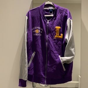Adidas Los Angeles Lakers Zip Up Sweater